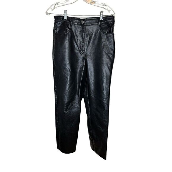 Wilfred Aritzia Melina Vegan Leather Pant in Black Size 8 - Picture 2 of 13